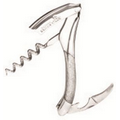 Laguiole En Aubrac Waiter's Corkscrew w/Silver Texalium Inlay Handle